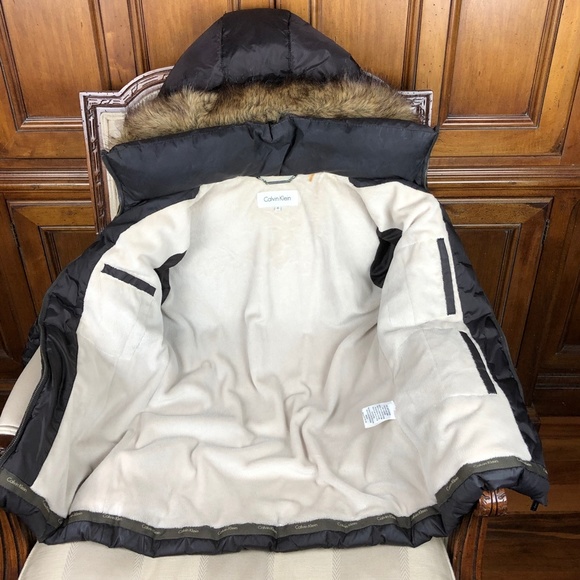 CALVIN KLEIN Down Puffer Jacket Coat XS - Picture 4 of 9
